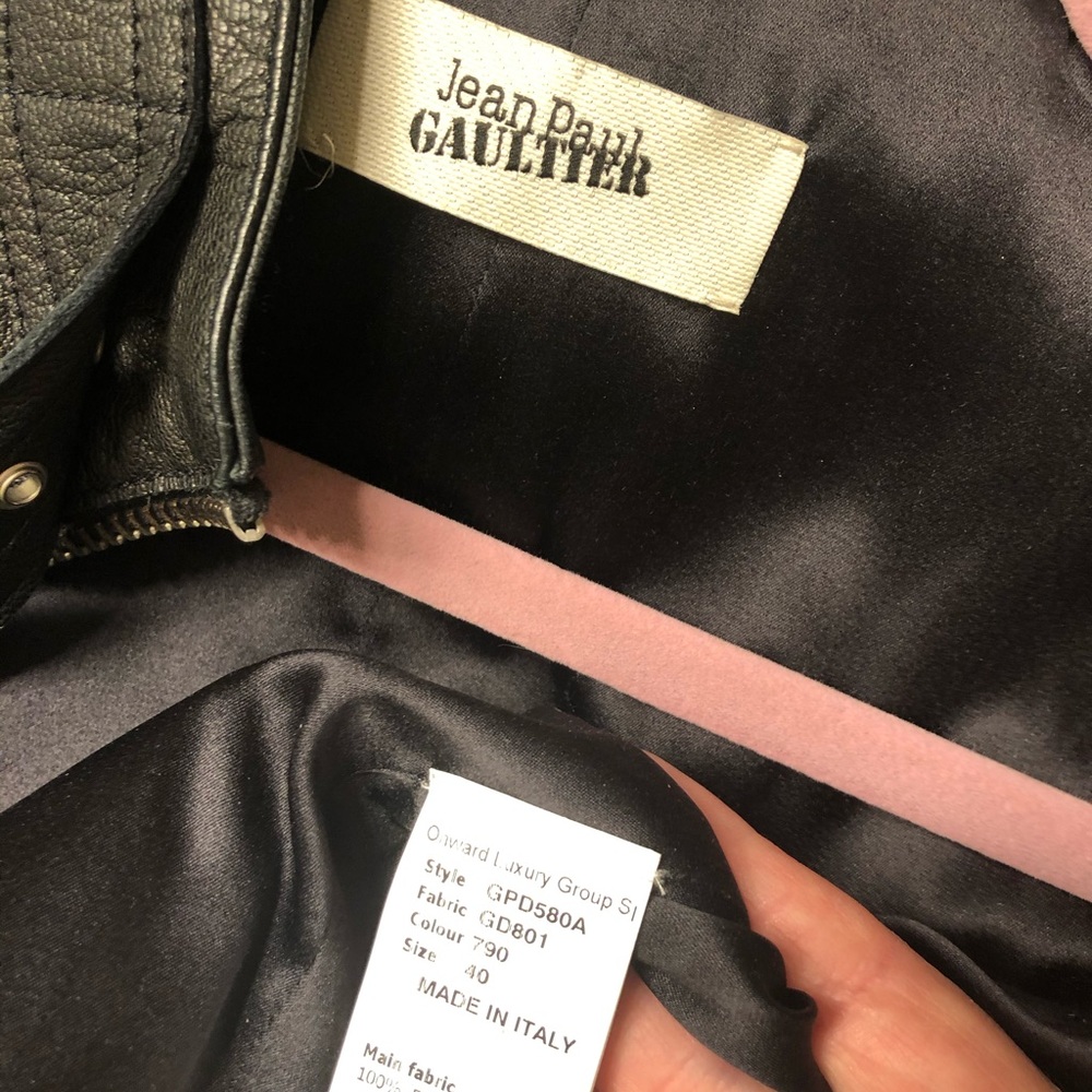 Jean Paul Gaultier Vintage leather Jacket - Picture 12 of 16